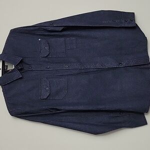 NWT Element Skatebords Denim L.S. Shirt Size XL